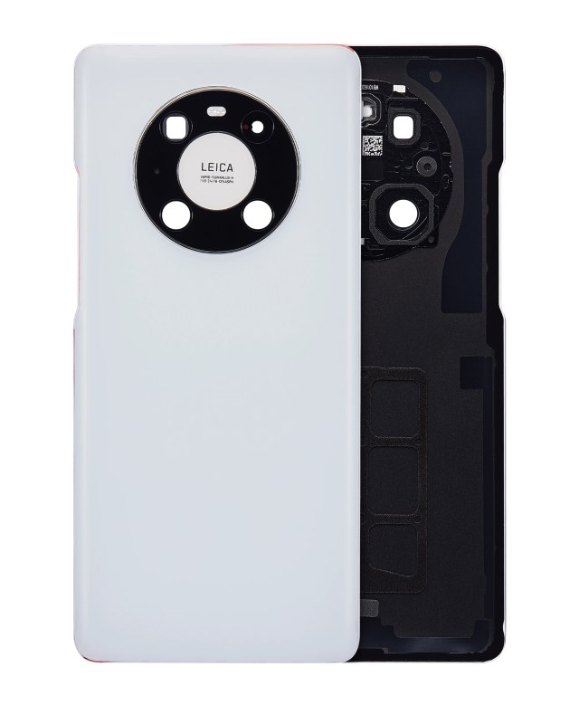 vetro cover posteriore con Vetro fotocamera per Huawei Mate 40 Pro (Matte Bianco)