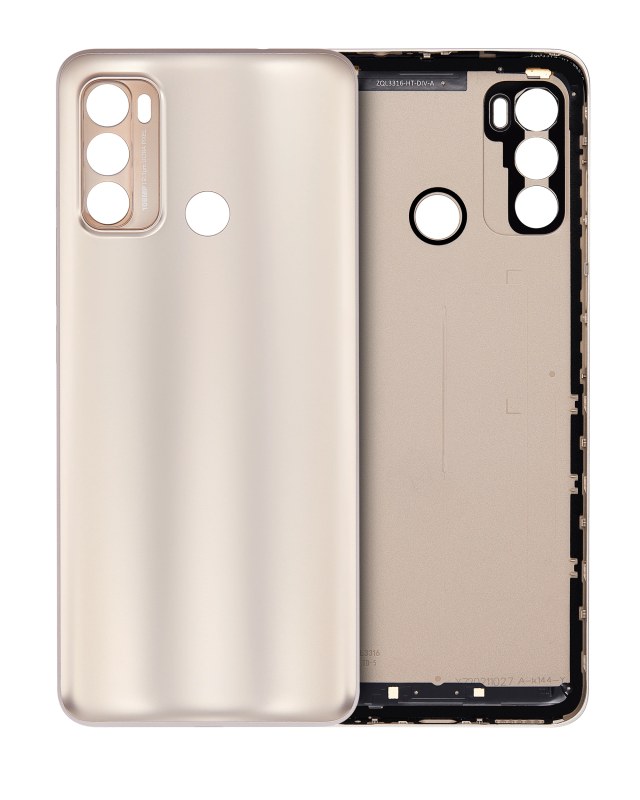 vetro cover posteriore per Motorola Moto G40 Fusion (XT2147-1 / 2021) (Frosted Champagne)