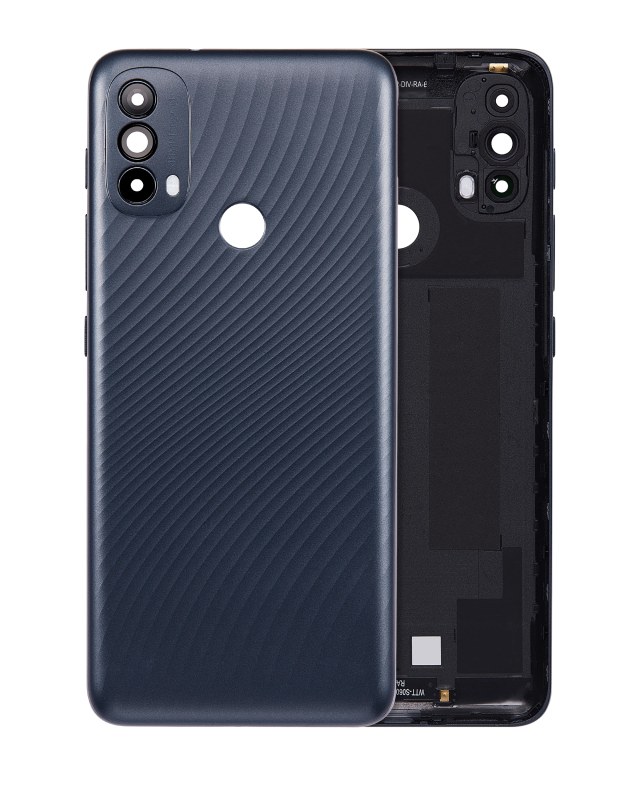 vetro cover posteriore per Motorola Moto E30 (XT2158-6 / 2021) (Mineral Grigio)