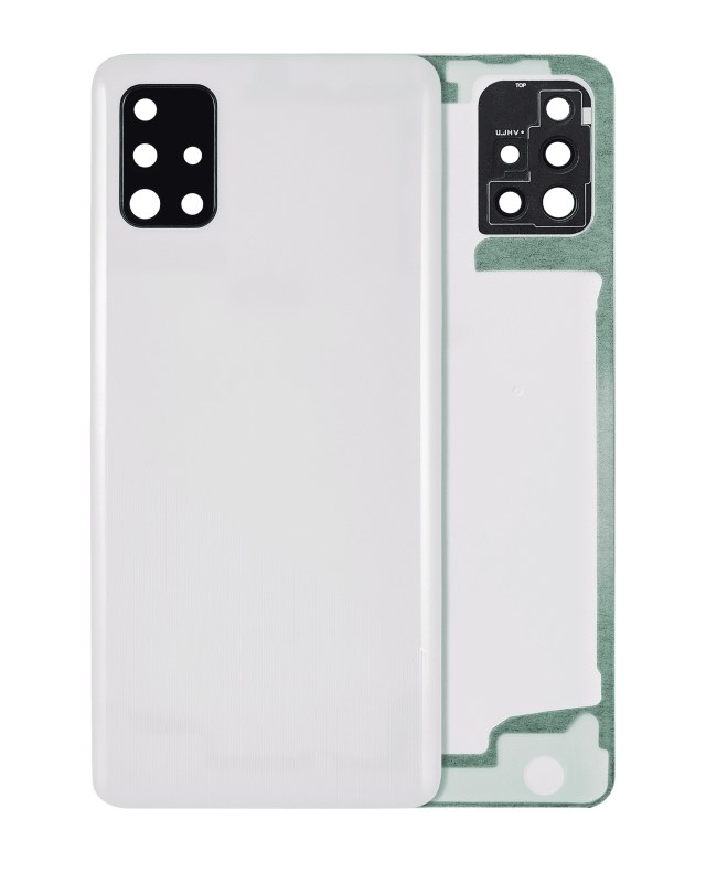 vetro cover posteriore con Vetro fotocamera per Samsung Galaxy A51 4G (A515 / 2019) (Prism Crush Bianco)
