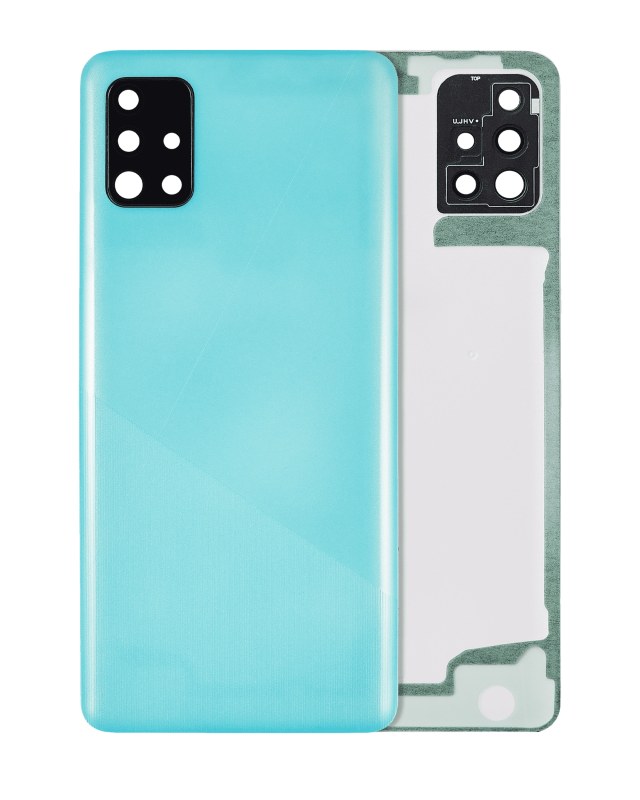 vetro cover posteriore con Vetro fotocamera per Samsung Galaxy A51 4G (A515 / 2019) (Prism Crush Blu)