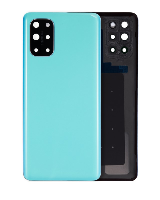 vetro cover posteriore con Vetro fotocamera per OnePlus 8T (Aftermarket Plus) (Aquamarine Verde)