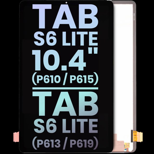 Display LCD completo senza Frame per Samsung Galaxy Tab S6 Lite 10.4" (P610 / P615) (2020) / Tab S6 Lite 10.4" (P613 / P619) (2022) (Service Pack)