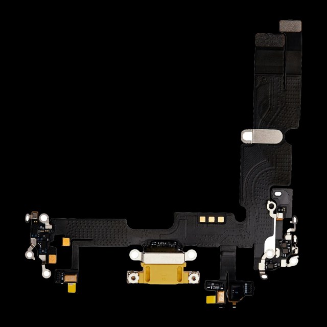 Flat connettore di ricarica per iPhone 14 Plus (Premium) (Giallo)