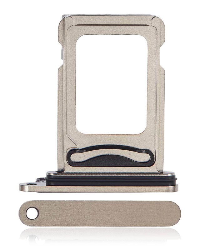 Carrellino doppia SIM per iPhone 15 Pro / 15 Pro Max (Titanio naturale)