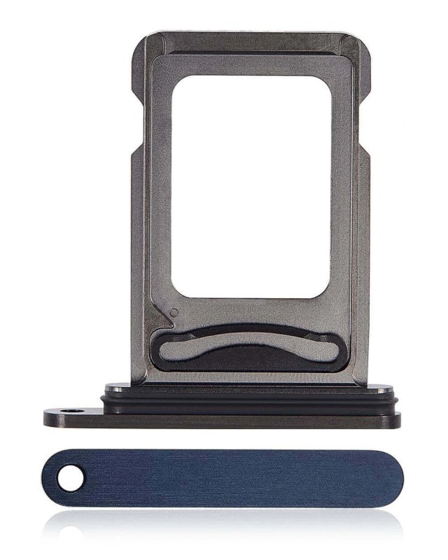 Carrellino doppia SIM per iPhone 15 Pro / 15 Pro Max (Titanio blu)