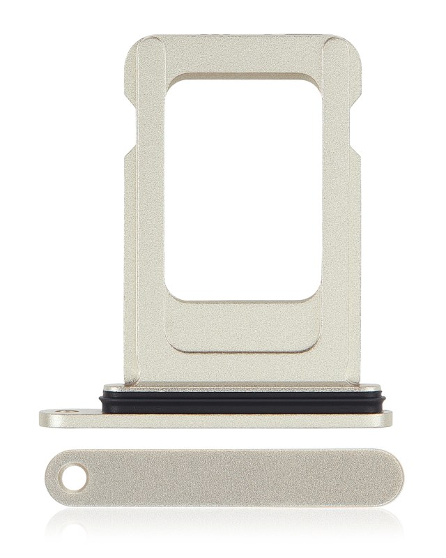 Carrellino SIM singola per iPhone 15 / 15 Plus (Giallo)