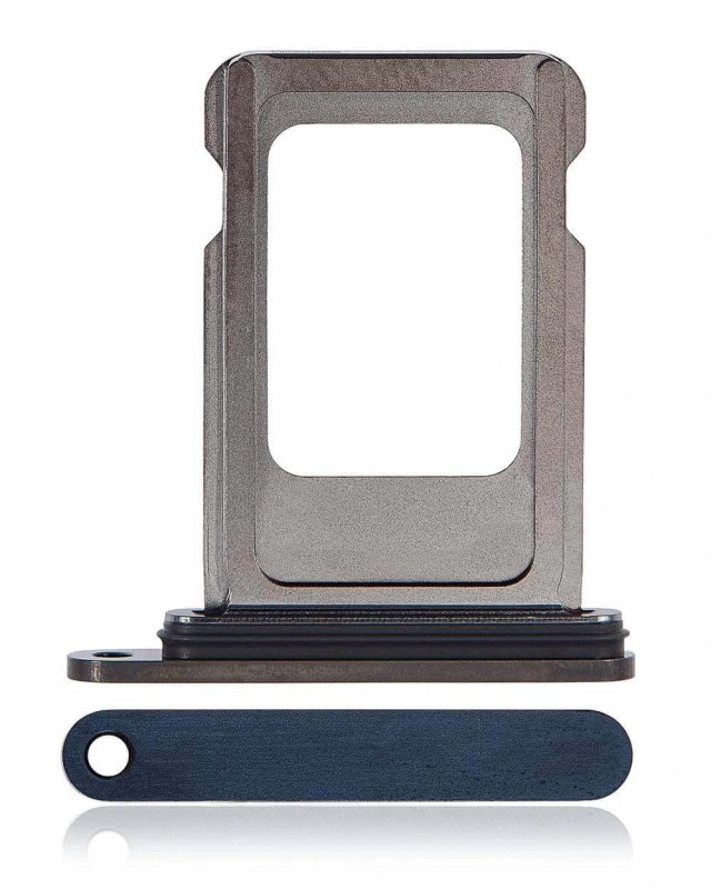 Carrellino SIM singola per iPhone 15 Pro / 15 Pro Max (Titanio blu)