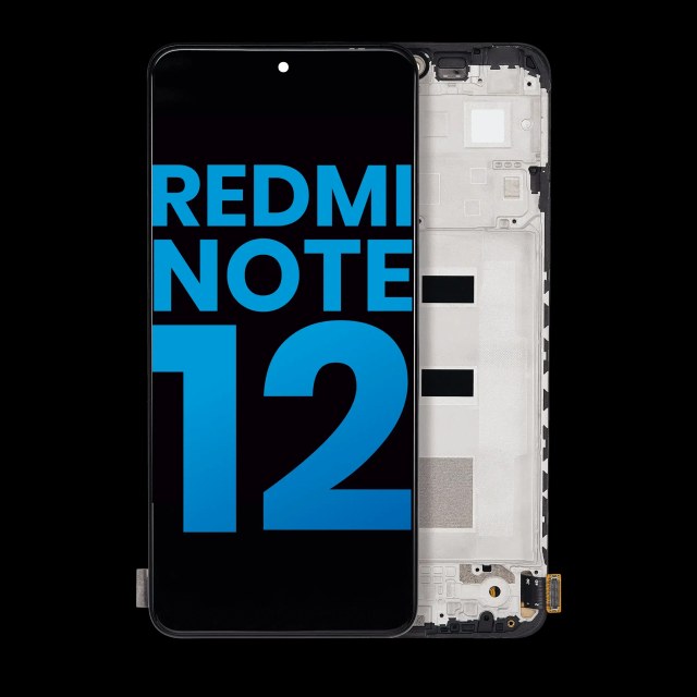 Display LCD completo con Frame per Xiaomi Redmi Note 12 4G (Aftermarket: Incell) (tutti i colori)