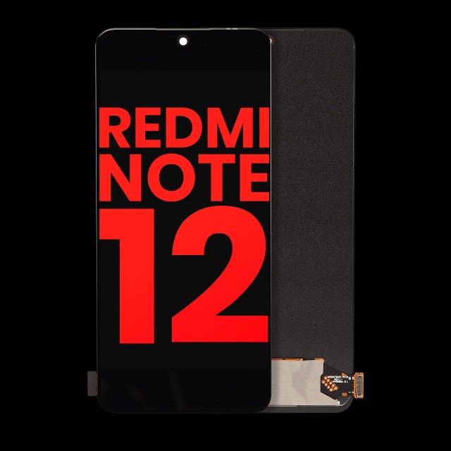 Display OLED completo senza Frame per Xiaomi Redmi Note 12 4G / Redmi Note 12 5G (Aftermarket Plus) (tutti i colori)