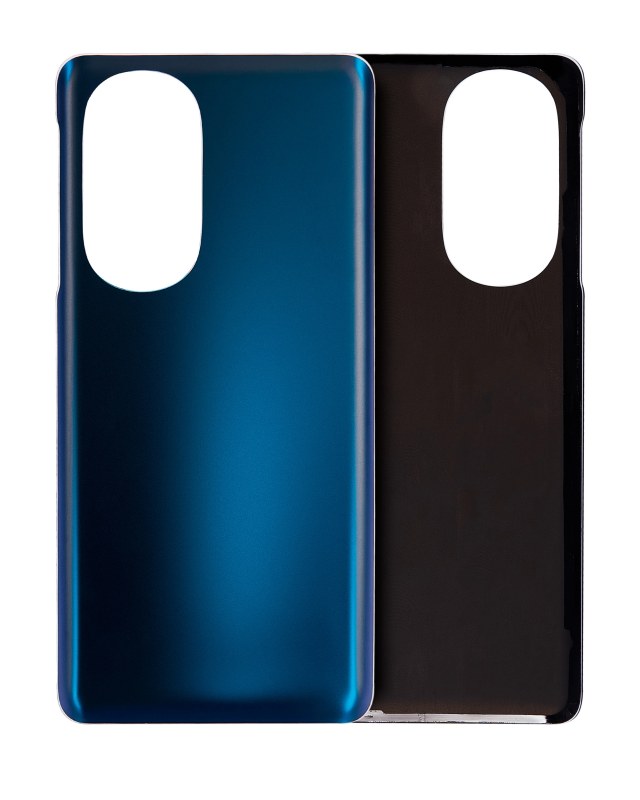vetro cover posteriore per Motorola Moto Edge Plus / Edge 30 Pro (XT2201-1/4) / Edge X30 5G (XT2201 -2/6 /2022) (Cosmos Blu)