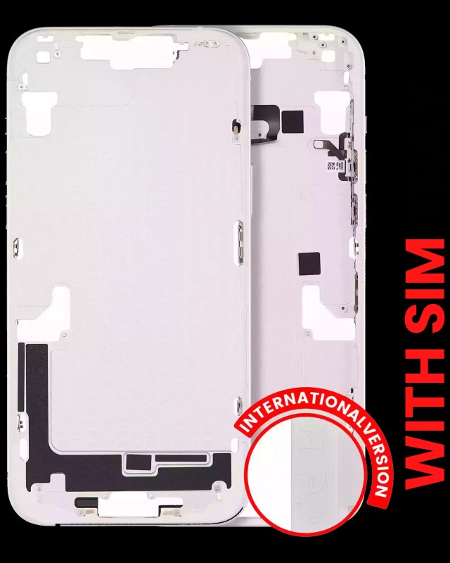 Frame centrale W/ Minuteria per iPhone 14 Plus (EU / Global Version) (Aftermarket Plus) (Galassia)