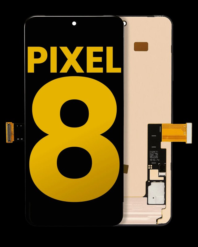 Display OLED completo senza Frame (senza Fingerprint Sensore) per Google Pixel 8 (Refurbished) (tutti i colori)