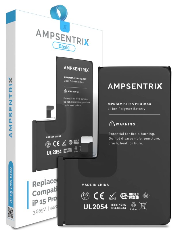 Batteria di ricambio per iPhone 15 Pro Max