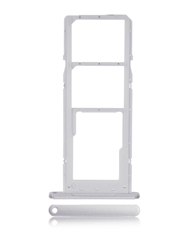 Carrellino doppia SIM per Samsung Galaxy A14 (A145F) (Argento)