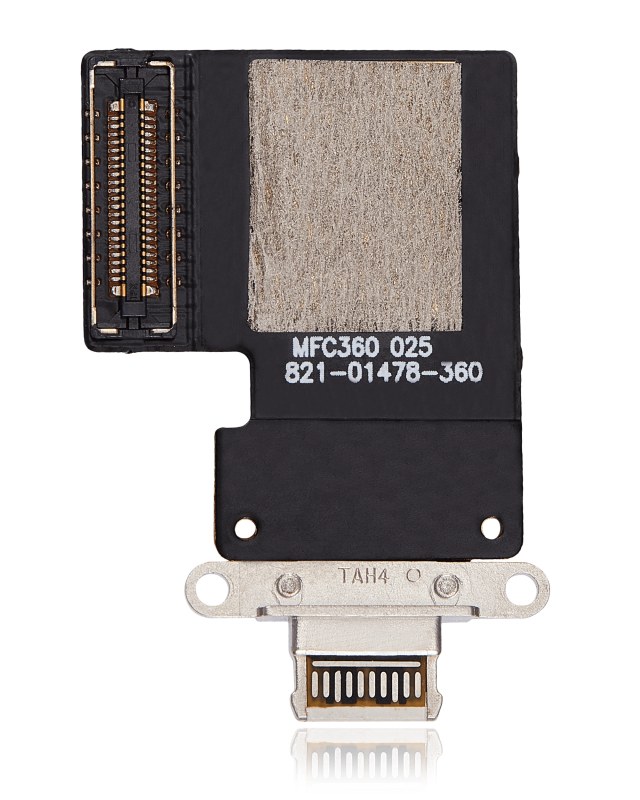 Flat connettore di ricarica per iPad Pro 12.9" 3rd Gen (2018) / 4th Gen (2020) / iPad Pro 11" 1st Gen (2018) / Pro 11" 2nd Gen (2020) (Aftermarket Plus) (Bianco)