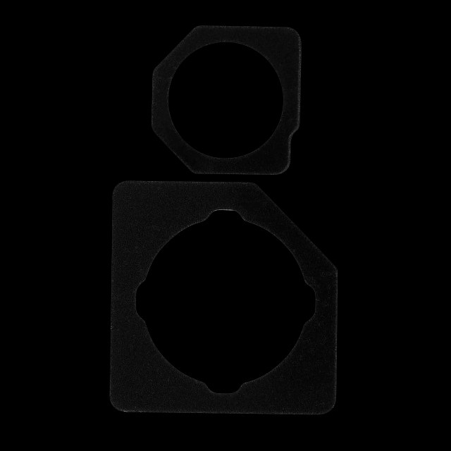 Fotocamera posteriore Cotton per iPhone 14 / 14 Plus (2 set pezzi) (10 pezzi)