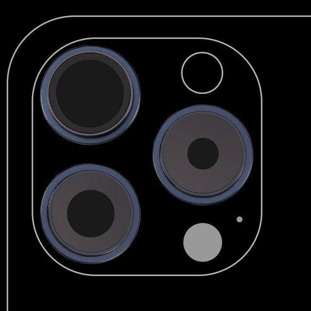 Lente fotocamera posteriore con staffa e Cornice per iPhone 15 Pro (3 set pezzi) (Premium) (Titanio blu)