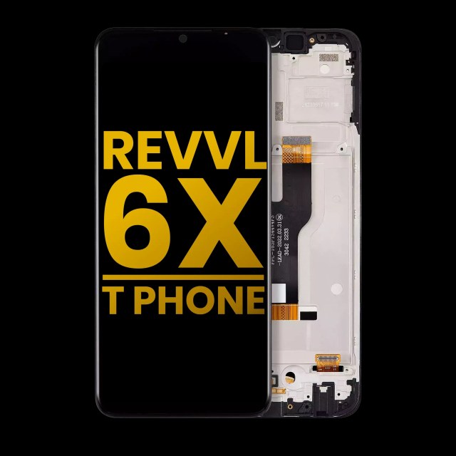 Display LCD completo con Frame per T-Mobile Revvl 6X 5G / T Phone (Refurbished) (tutti i colori)