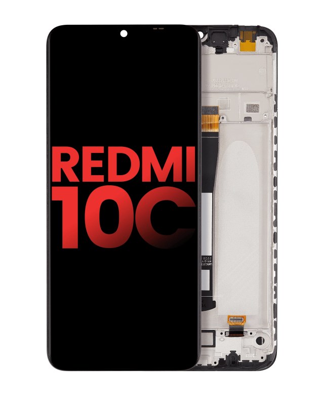 Display LCD completo con Frame per Xiaomi Redmi 10C (Aftermarket Plus) (tutti i colori)