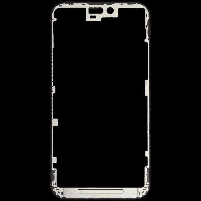 LCD Frame senza Glue compatibile per iPhone 15 Plus (5 pezzi) (OCA Master)