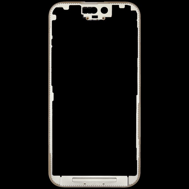 LCD Frame senza Glue compatibile per iPhone 15 Pro (5 pezzi) (OCA Master)