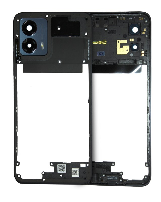 Scocca posteriore per Motorola Moto G 5G (XT2313 / 2023) (Service Pack) (Basalt Blu)
