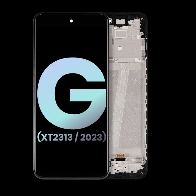 Display LCD completo con Frame per Moto G 5G (XT2313 / 2023) (Service Pack) (tutti i colori)