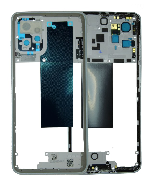 Mid Scocca per Motorola Moto G Power 5G (XT2311 / 2023) (Service Pack) (Concrete Grigio)