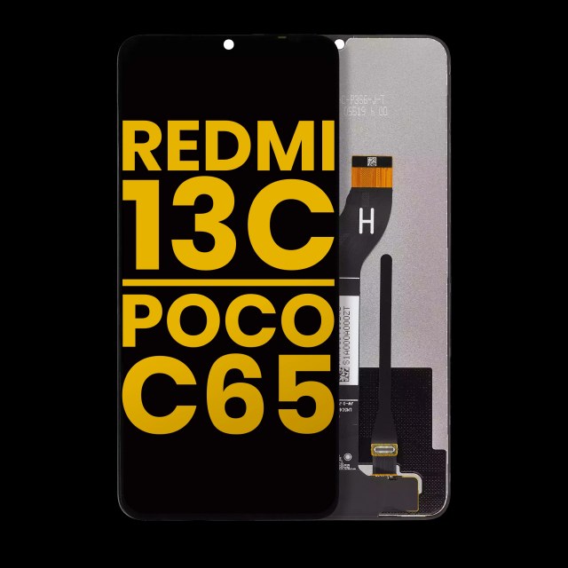 Display LCD completo senza Frame per Xiaomi Redmi 13C 4G / Xiaomi Poco C65 (Refurbished) (tutti i colori)