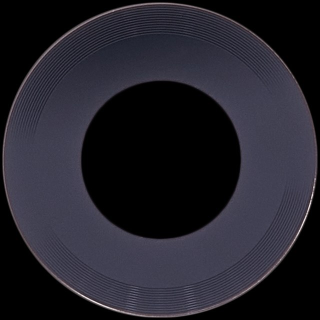 Lente fotocamera posteriore (2MP) per Motorola ThinkPhone (XT2309 / 2023) (Service Pack) (Grafite)