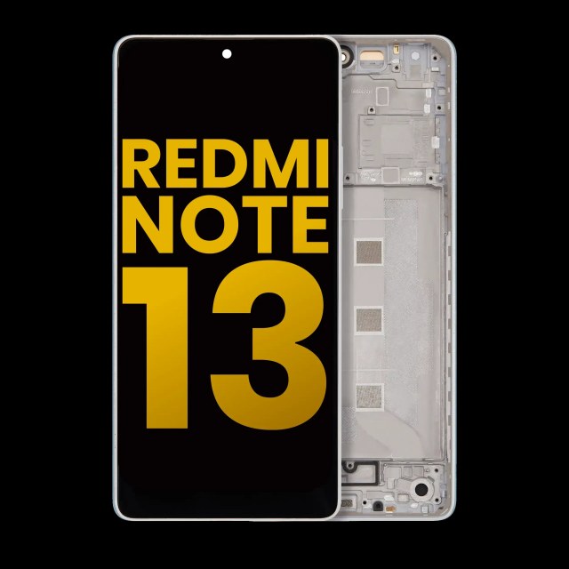 Display OLED completo con Frame per Xiaomi Redmi Note 13 5G (Refurbished) (Bianco)