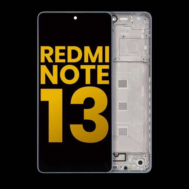 Display OLED completo con Frame per Xiaomi Redmi Note 13 5G (Refurbished) (Blu)