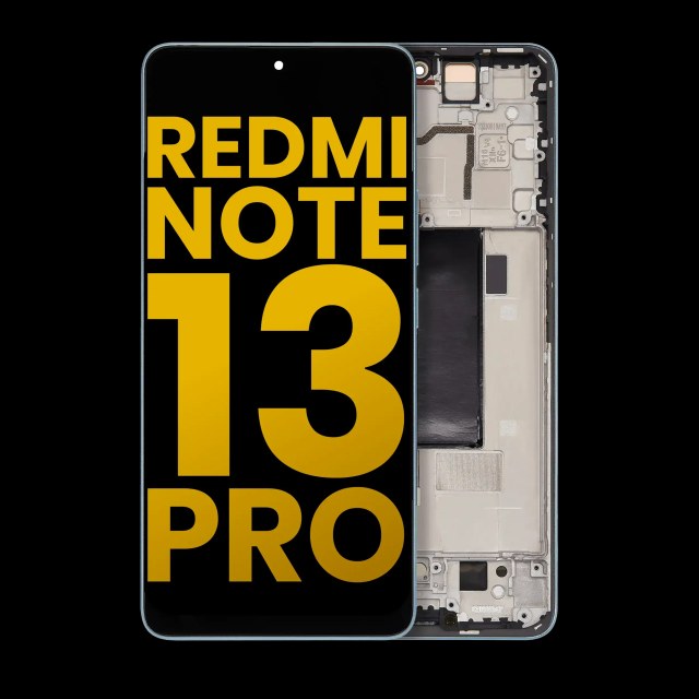 Display OLED completo con Frame per Xiaomi Redmi Note 13 Pro 5G (Refurbished) (Blu)