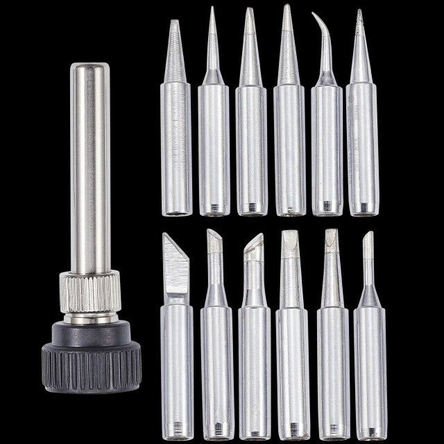 900M di ricambio Soldering Iron Tips per Hakko / Yihua / Atten / Quick / Ryobi e More stazione saldantes/Guns (12 set pezzi)