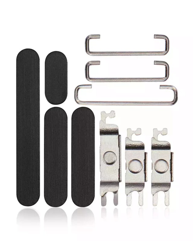 Hard Buttons (Accensione / Volume / switch) per iPhone 15 Pro / 15 Pro Max (Titanio nero)