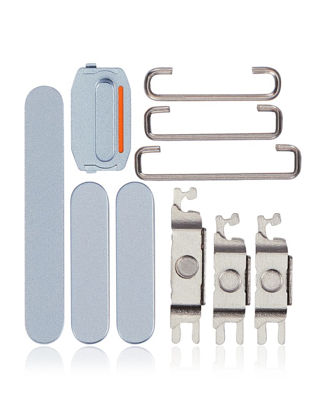Hard Buttons (Accensione / Volume / switch) per iPhone 15 / 15 Plus (Blu)