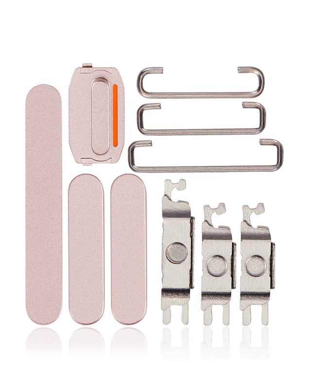 Hard Buttons (Accensione / Volume / switch) per iPhone 15 / 15 Plus (Rosa)