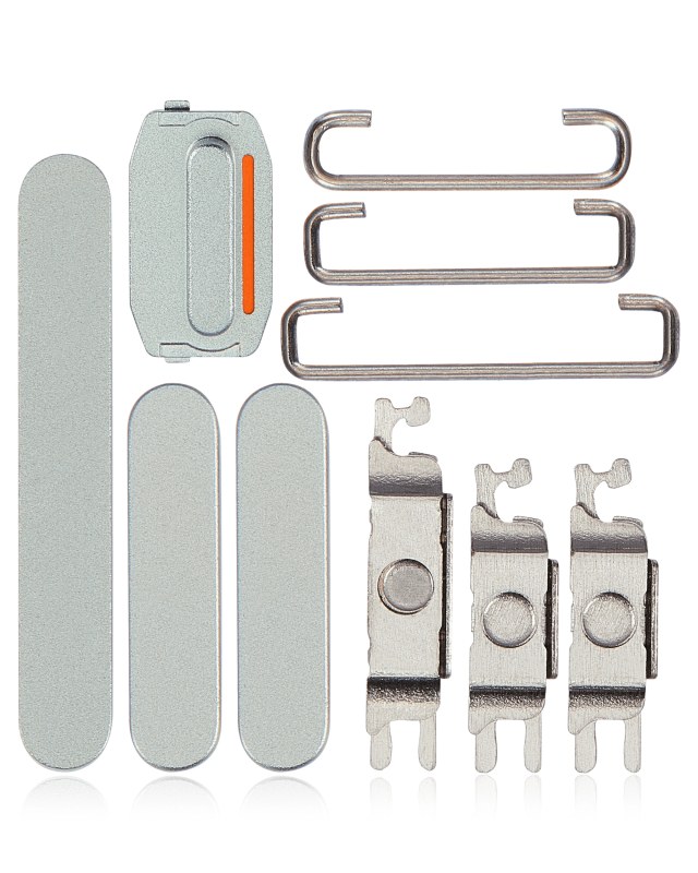 Hard Buttons (Accensione / Volume / switch) per iPhone 15 / 15 Plus (Verde)