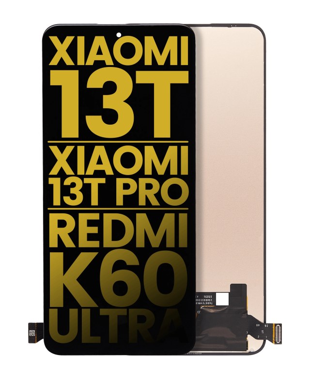 Display OLED completo senza Frame per Xiaomi 13T / 13T Pro / Redmi K60 Ultra (Refurbished) (tutti i colori)