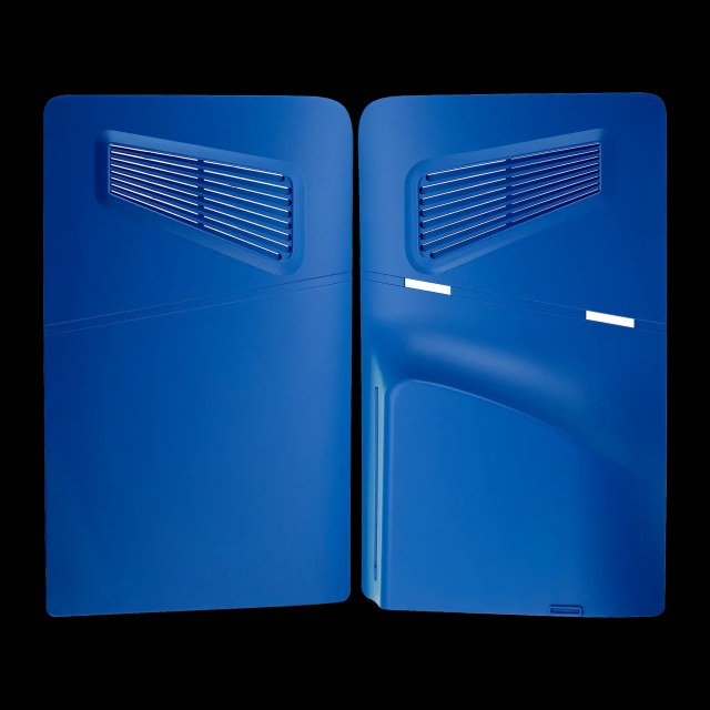Console Shell per PlayStation 5 Slim (Blu) (2 set pezzi)