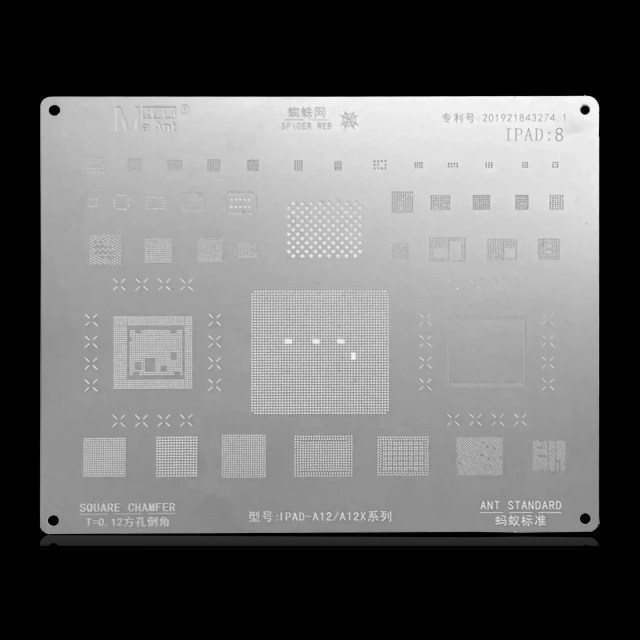 BGA Reballing Stencil per iPad 8 / Air 2