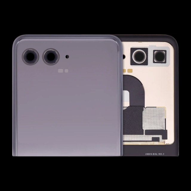Outer Display OLED completo per Motorola Moto Razr Plus 2023 / Razr 40 Ultra (XT2321 / 2023) (Service Pack) (tutti i colori)