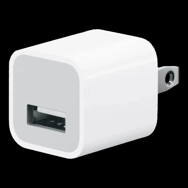 Apple 5W USB-A Wall Adapter per iPhone / iPad / Watch / iPod (Service Pack grado A, Bulk confezioneaging)