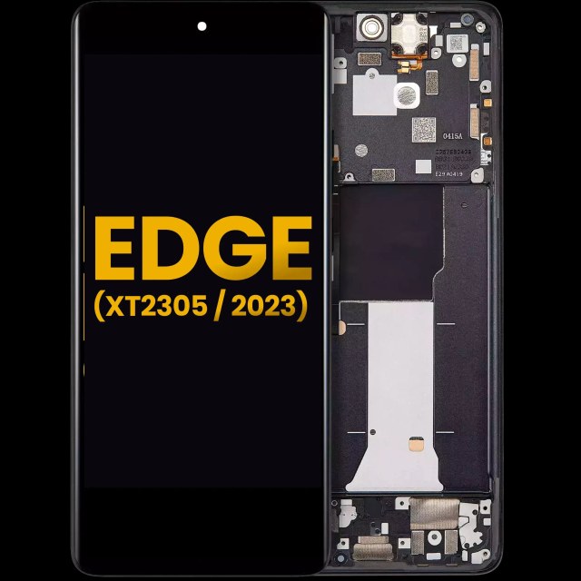 Display OLED completo con Frame per Motorola Moto Edge (XT2305 / 2023 ) (Refurbished) (Eclipse Nero)