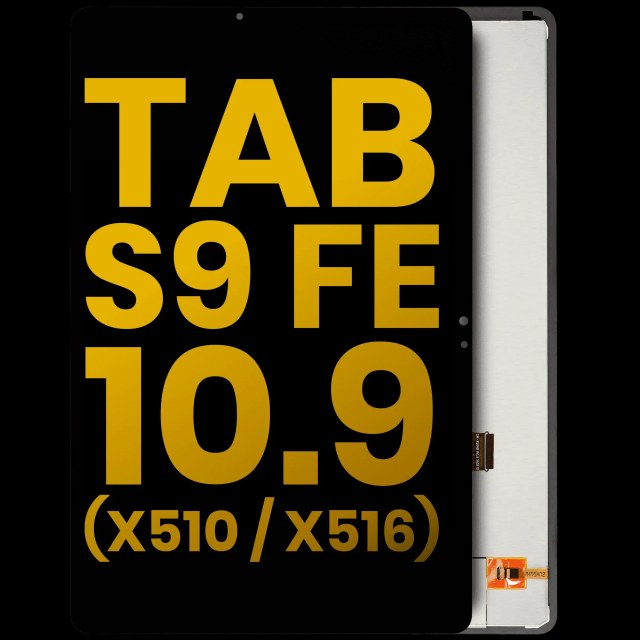 Display LCD completo senza Frame per Samsung Galaxy Tab S9 FE 10.9" (X510 / X516 ) (2023) (Refurbished) (Nero)