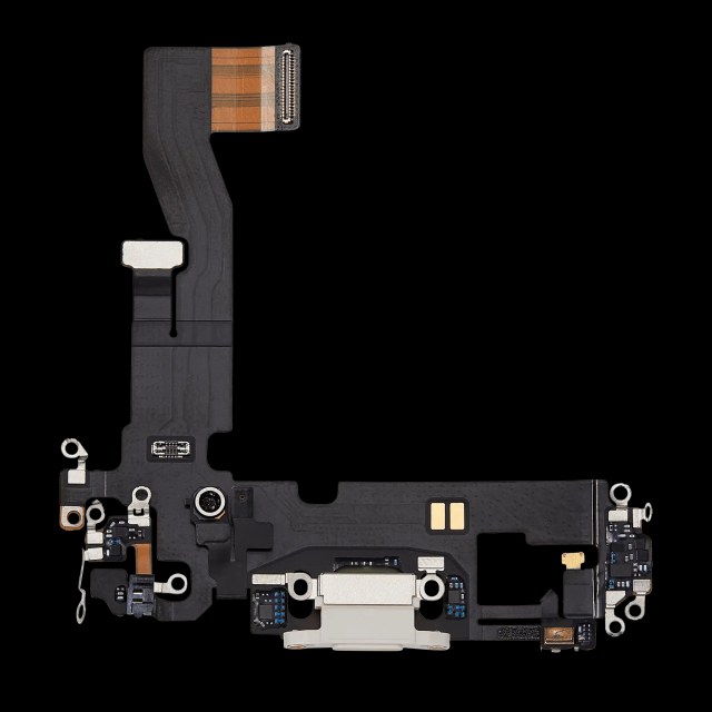 Flat connettore di ricarica per iPhone 12 (Used Service Pack Pull) (Bianco)