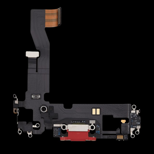 Flat connettore di ricarica per iPhone 12 (Used Service Pack Pull) (Rosso)
