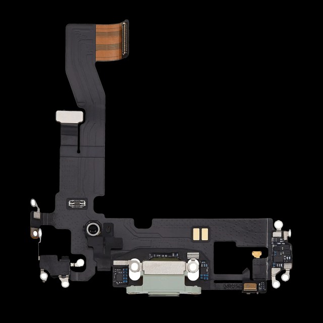 Flat connettore di ricarica per iPhone 12 (Used Service Pack Pull) (Verde)