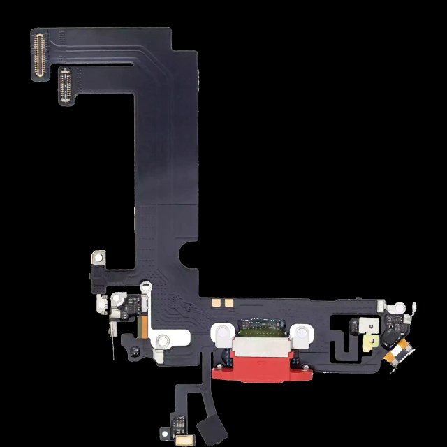 Flat connettore di ricarica per iPhone 12 Mini (Used Service Pack Pull) (Rosso)